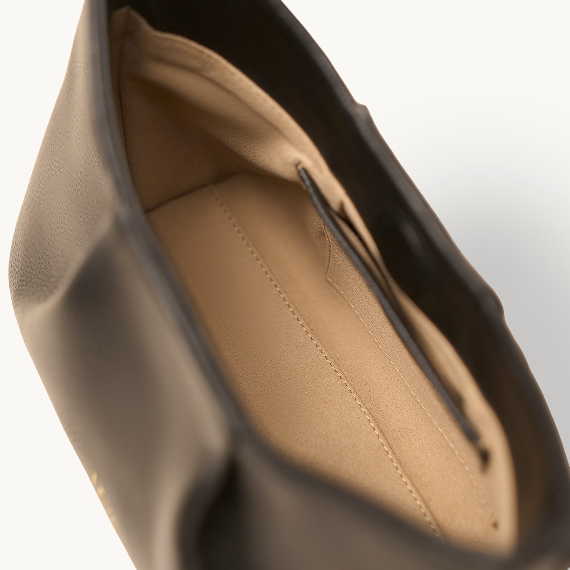 Inside of the Leya Astra Shoulder Bag Black