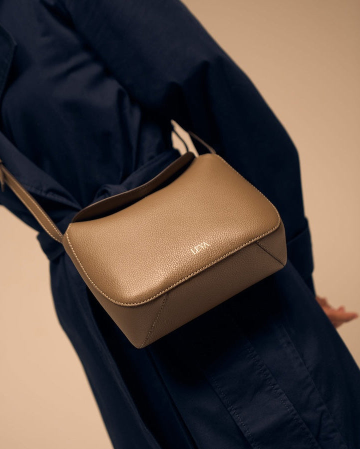 Leya Taupe Crossbody