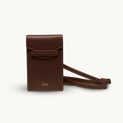 Leya Polaris Espresso Phone Sling