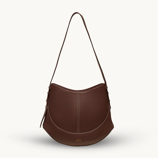 Leya Selene Mid-size Tote Espresso