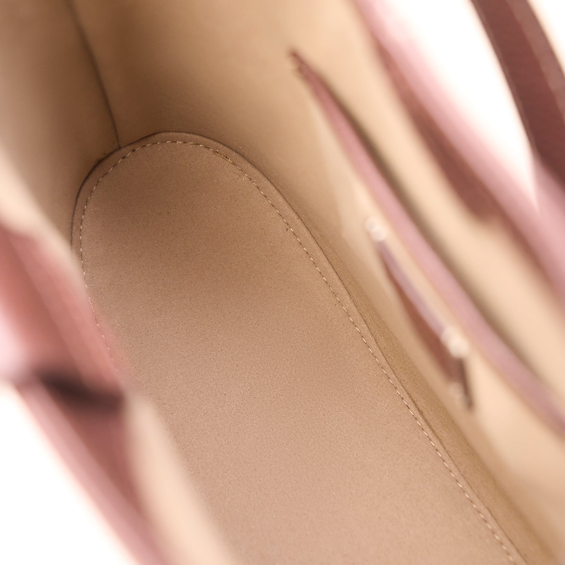 Inside of Leya Selene Mid-size Tote Espresso